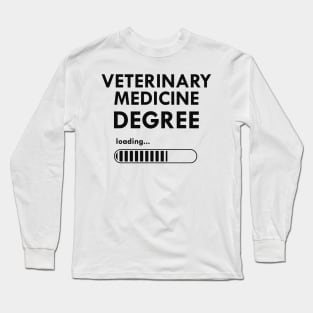 Veterinary Medicine Degree Loading Long Sleeve T-Shirt